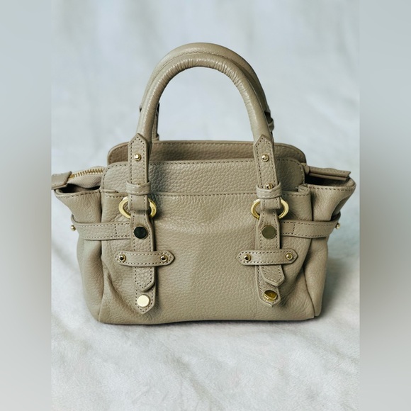 Samantha Thavasa Taupe Mini Satchel Handbag - Picture 2 of 12
